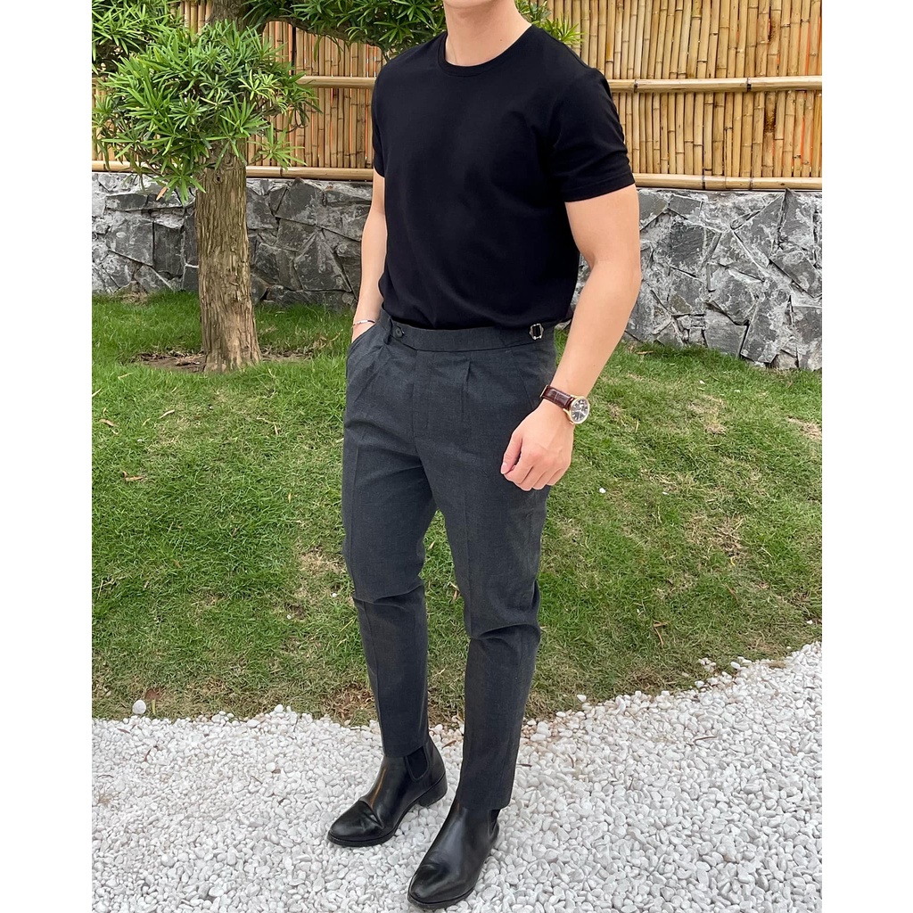 Áo Phông Trắng Nam Cổ Tròn 2STOREGLE Chất Vải Mịn Thoáng Mát Không Bai Gião