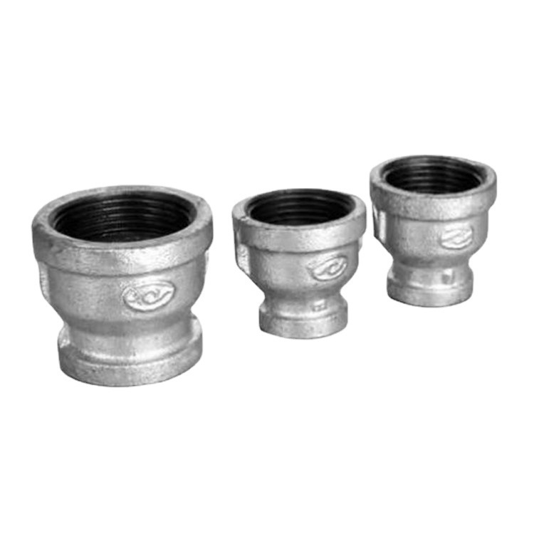 Bầu giảm ren trong kẽm Nối giảm 2 đầu ren trong mạ kẽm phụ kiện trang trí decor