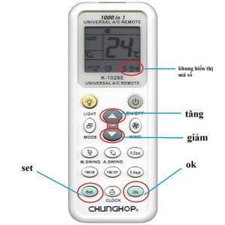 Remote máy lạnh đa năng