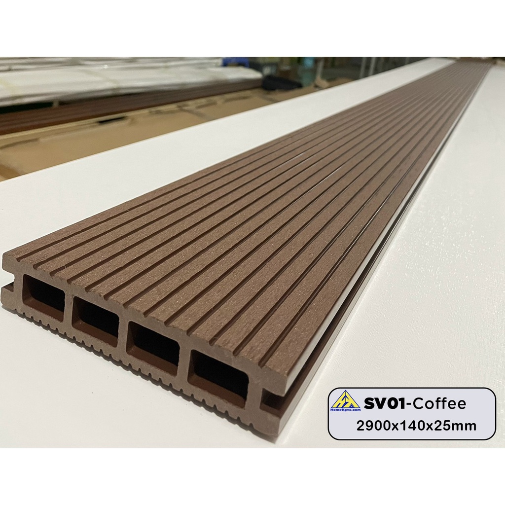 Sàn Gỗ Nhựa Ngoài Trời/Thanh Sàn Dài 2m9/Sàn Nhựa Ngoài Trời Giá Rẻ