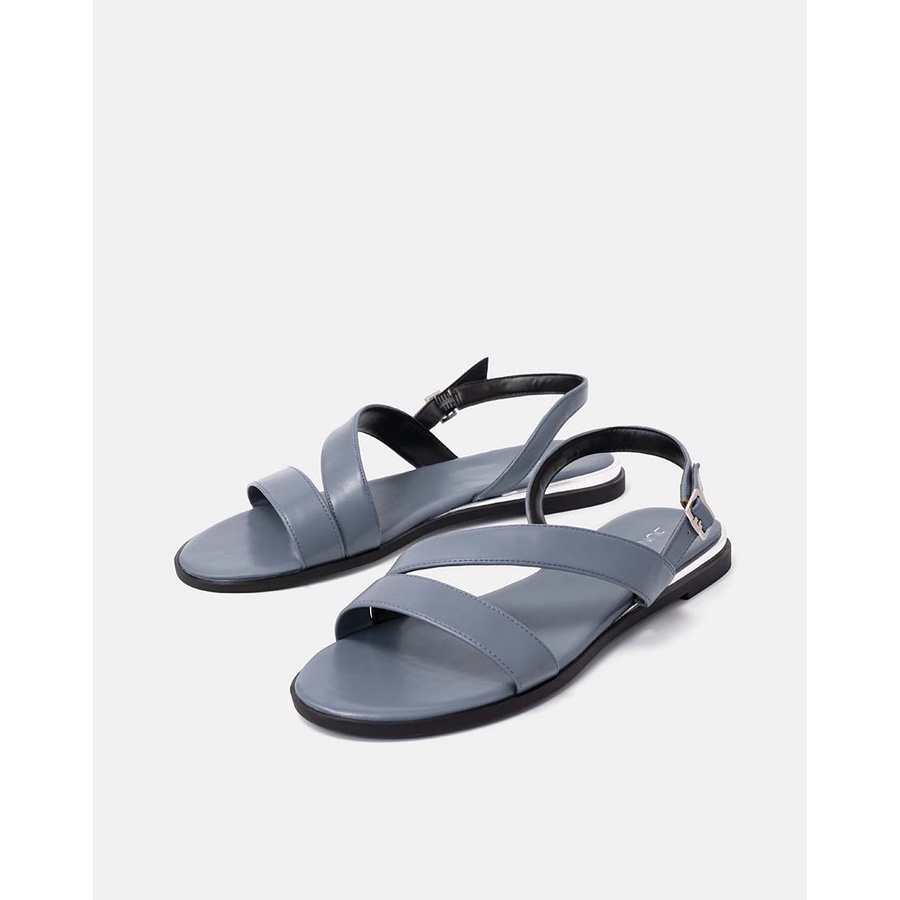 JUNO - Giày Sandal Mũi Tròn Quai Giữa Bất Đối Xứng - SD03047