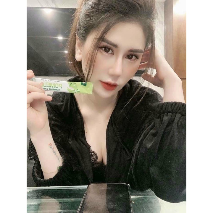 Thạch Bưởi Da Xanh Pomelo Slimming Care  hỗ trợ đẹp dáng thon gọn giảm cân - Tách Lẻ 1 Gói ăn thử