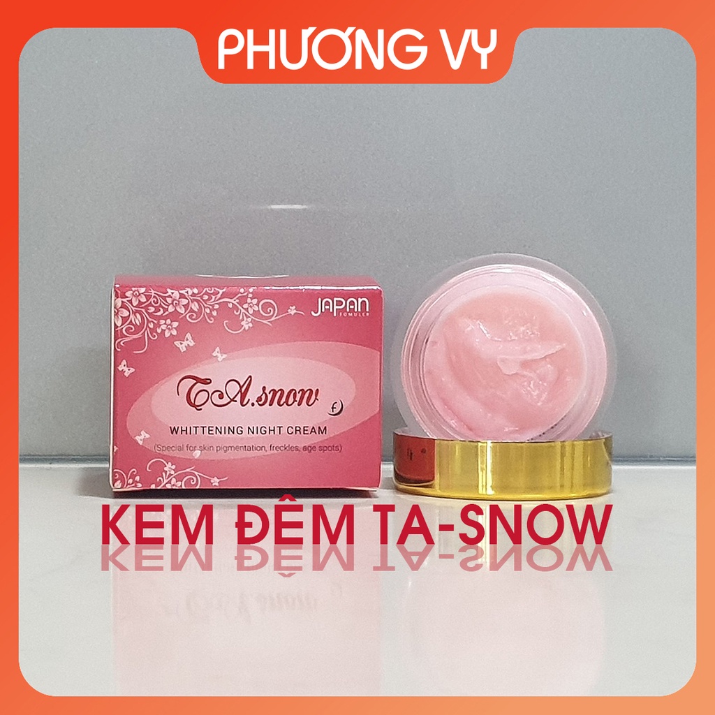 COMBO kem nám vỗ bong TA Snow ngày và đêm, làm mờ nám tàn nhang và dưỡng trắng da, mỹ phẩm.