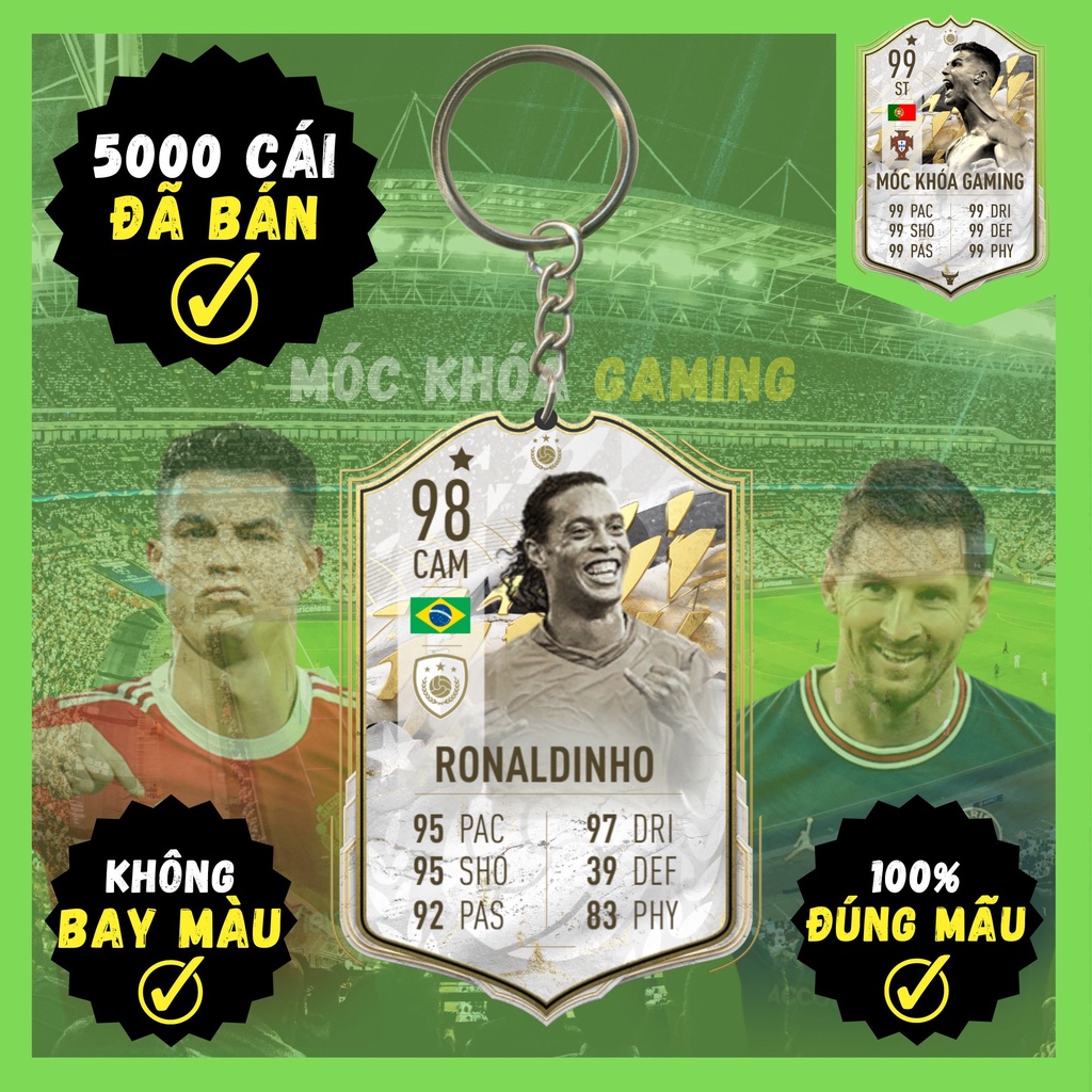 Móc Khóa Ronaldinho - Móc Khoá GAMING