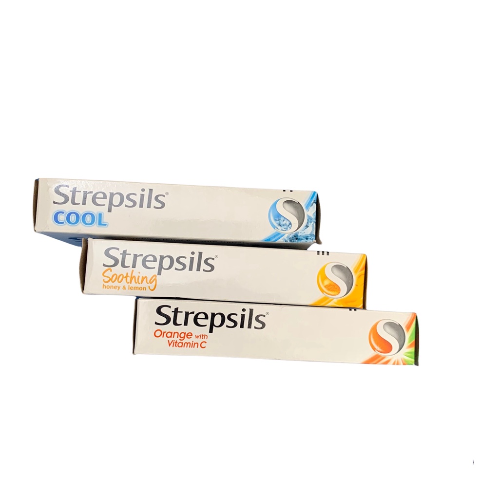 VIÊN NGẬM STREPSILS HỘP 24 VIÊN