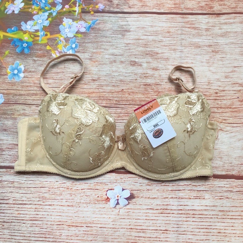 Áo ngực Lovely ren thêu nổi mút mỏng xuất Nhật đẹp từ bên trong anh video thật ạ