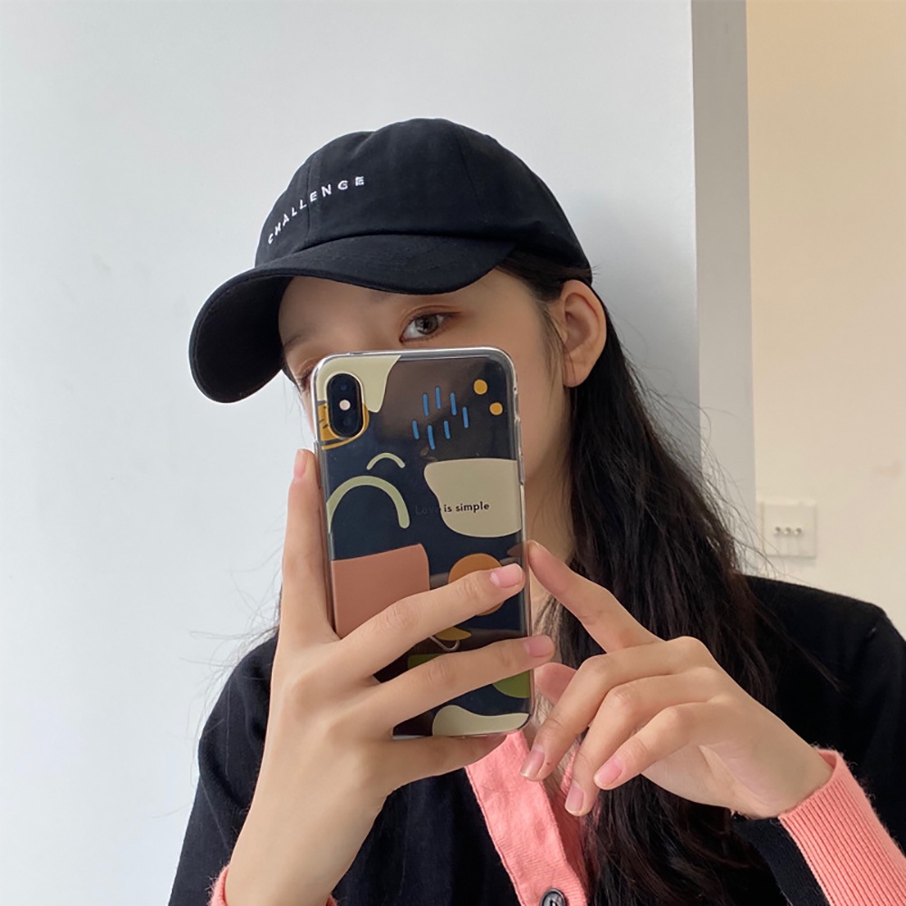 Mũ Lưỡi Trai Phong Cách Hip Hop Hàn Quốc Có Thể Điều Chỉnh Cho Nam / Nữ