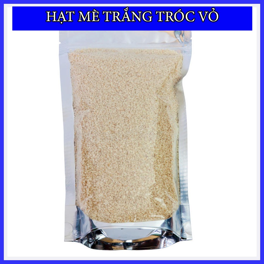 Hạt mè trắng tróc vỏ dùng làm bánh healthy 100g