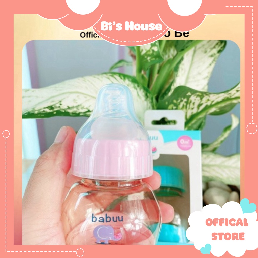 🌟 Bình sữa cho bé - Bình sữa Babuu 75ml cho bé sơ sinh 🍀