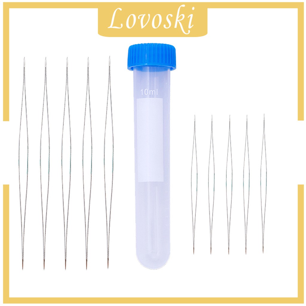 Bộ 10 Kim Xỏ Hạt Làm Trang Sức 2 Kích Cỡ