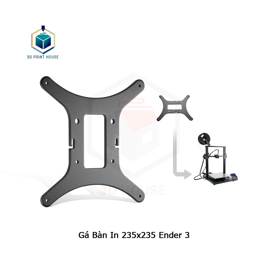 Gá Bàn Nhiệt Ender 3 Size 235x235 Cho Máy In 3D