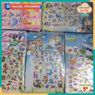 Sỉ 10 Vỉ dán sticker khổ A4  74k
