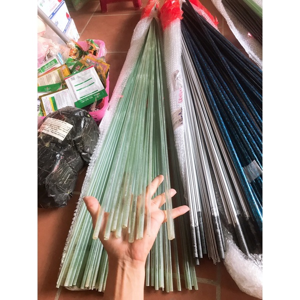 Ngọn thuỷ tinh làm diều & cần câu- làm đuôi - độ nan
