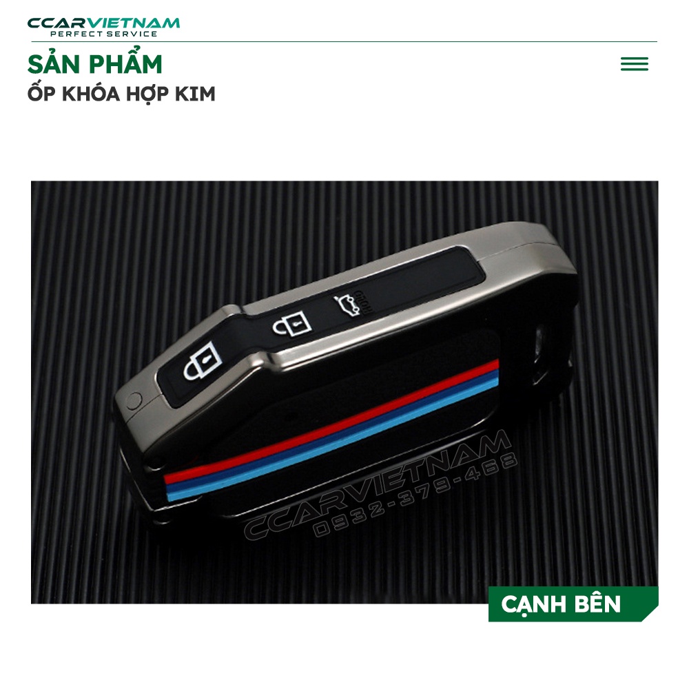 Ốp Chìa Khóa Ô Tô KIA Cerato 2019 (3 Nút) Cao Cấp - Bọc Khóa Hợp Kim Cho Xe Hơi - Ccar Vietnam