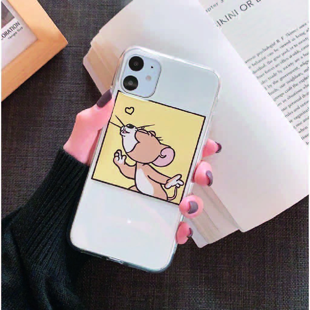 Ốp Lưng Iphone ⚡ Ốp Lưng Điện Thoại Iphone Tom & Jerry ⚡ Full Size Từ Iphone 6 - 11 Promax - Tuấn Case 75