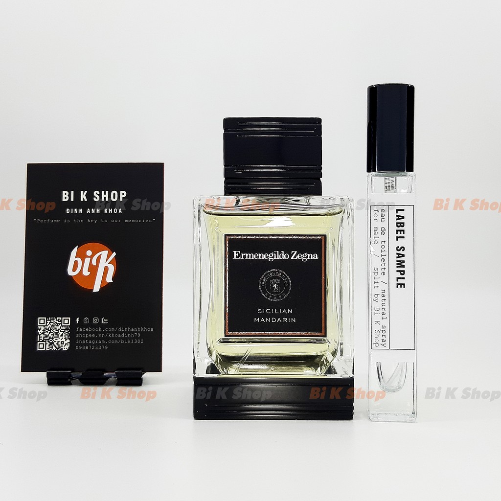 Bi K Shop - Nước hoa Ermenegildo Zegna Sicilian Mandarin [Mẫu thử]