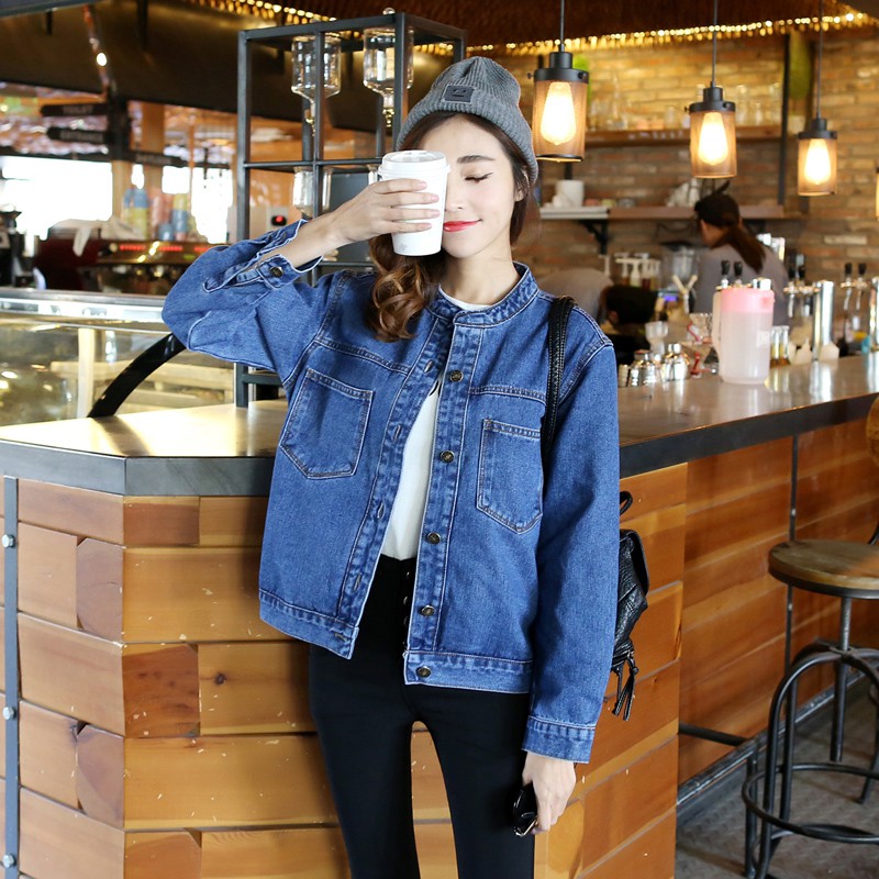 [FREESHIP 150K] Áo Khoác Jean Nữ Cao Cấp OHS5001-2 | BigBuy360 - bigbuy360.vn