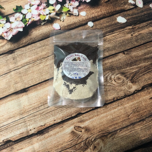 100gr Thuốc Bắc Cafe Handmade Tắm Trắng + Tẩy Da Chết