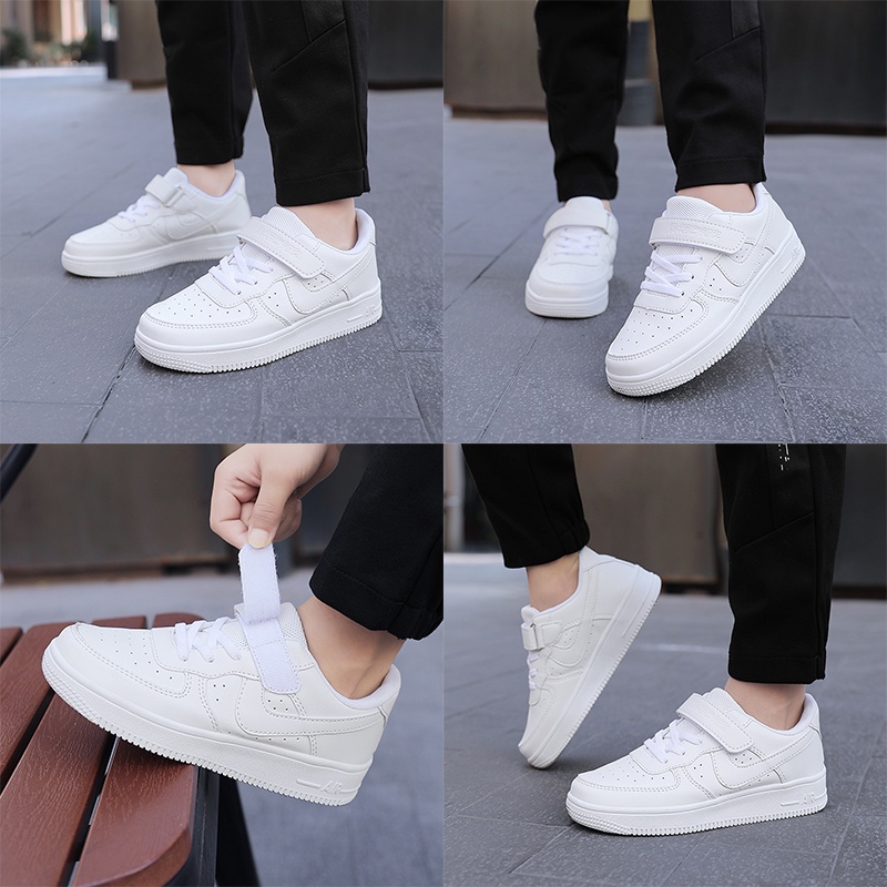 Giày Thể Thao Bằng Da Chống Nước 3 Màu Thời Trang 2022 Dành Cho Trẻ Em