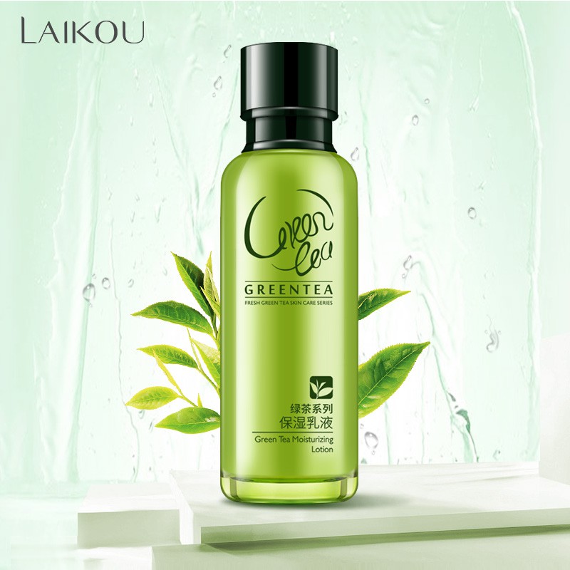 Sữa Dưỡng Da LAIKOU 120ml Chiết Xuất Trà Xanh Dưỡng Ẩm Kiềm Dầu Chống Lão Hóa Chăm Sóc Da