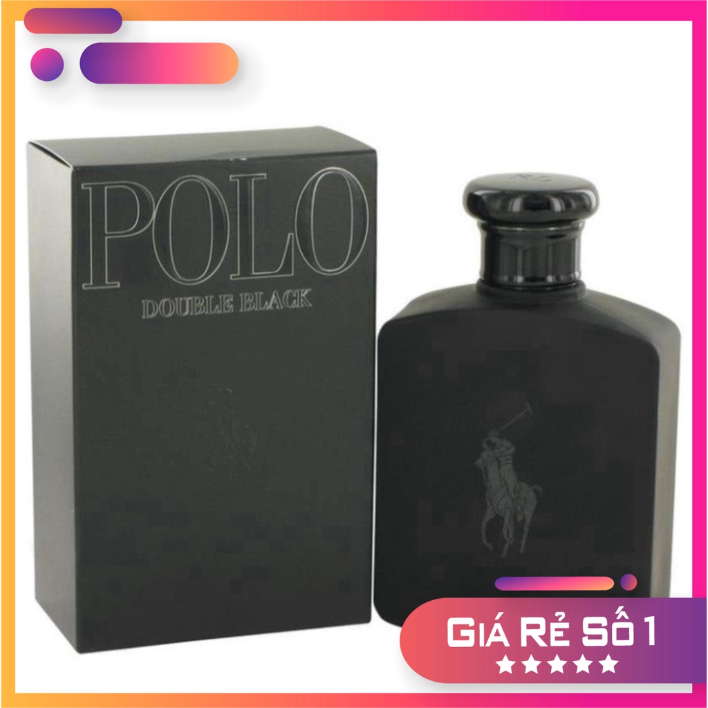 Nước hoa nam thơm lâu nam tính Ralph Lauren Polo Double Black EDT 125ml Rẻ Nhất Shopeee