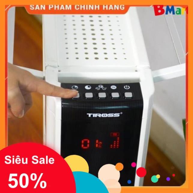 Máy sưởi dầu Tiross 11 thanh TS9212 | TS9213 | TS9215  | TS9218 - Có khiển [ Hàng chính hãng - BH 12 tháng ] NEW