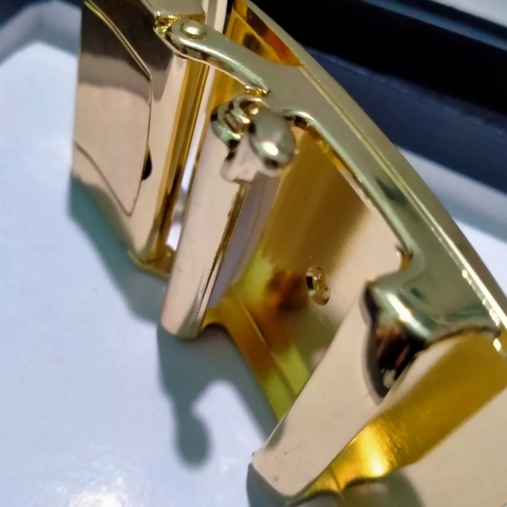 Mặt Khóa Thắt Lưng Cá Sấu Nam Dùng Cho Dây Có Răng Cưa Chống Gỉ Sang Trọng Có 2 Khổ 3.5CM Và 4CM-CS Vàng