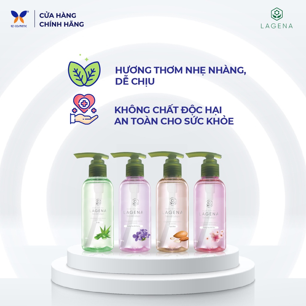 Nước Rửa Tay Tinh Chất Collagen 365 MAX Lagena 300g