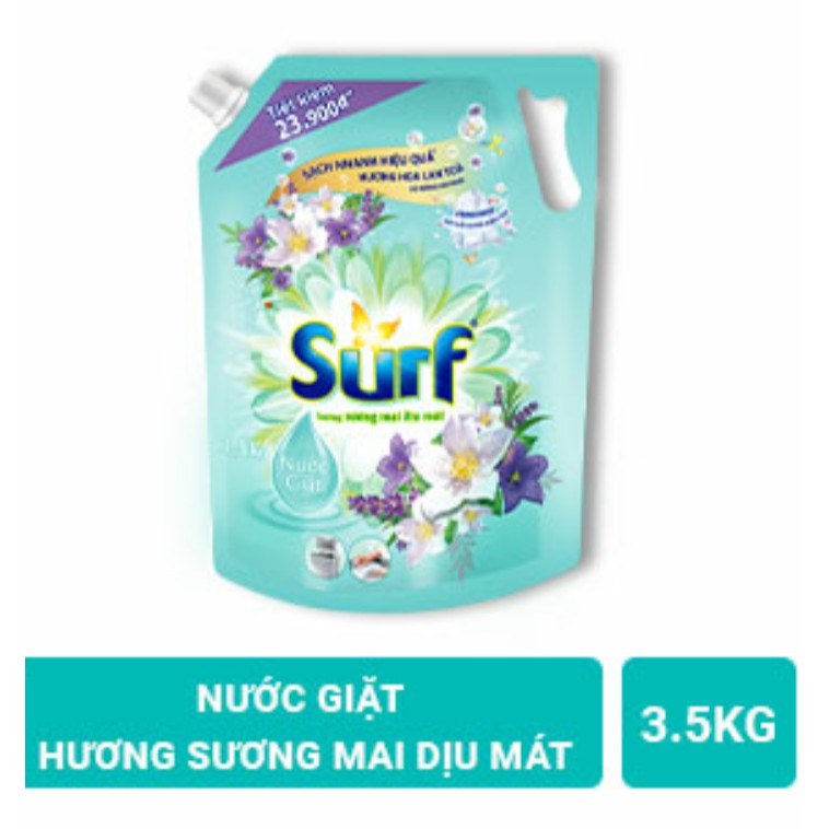 Nước Giặt Surf Cỏ Hoa Diệu Kỳ Túi 3.5kg