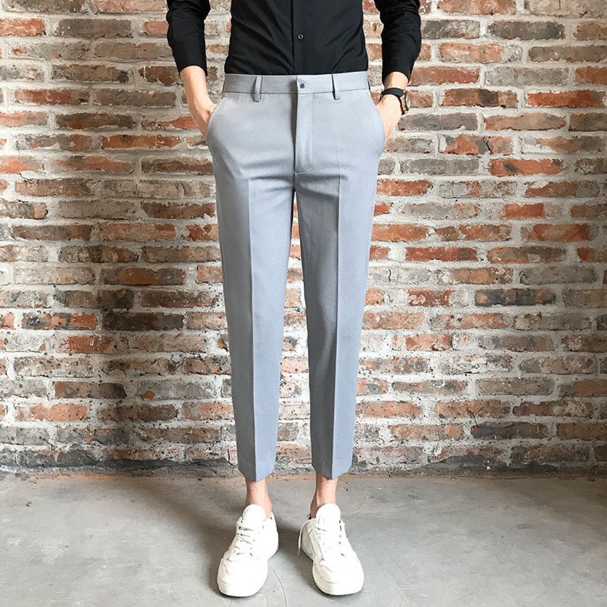 Quần âu nam Jbaggy ống côn vải lụa co giãn, quan au nam không nhăn không xù cực kì tôn dáng
