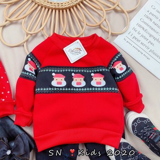 Áo nỉ bông Noel cho bé
