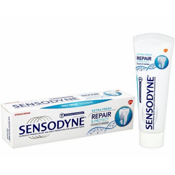 Kem đánh răng giảm ê buốt Sensodyne Etra Fresh Repair and Protect 100ml