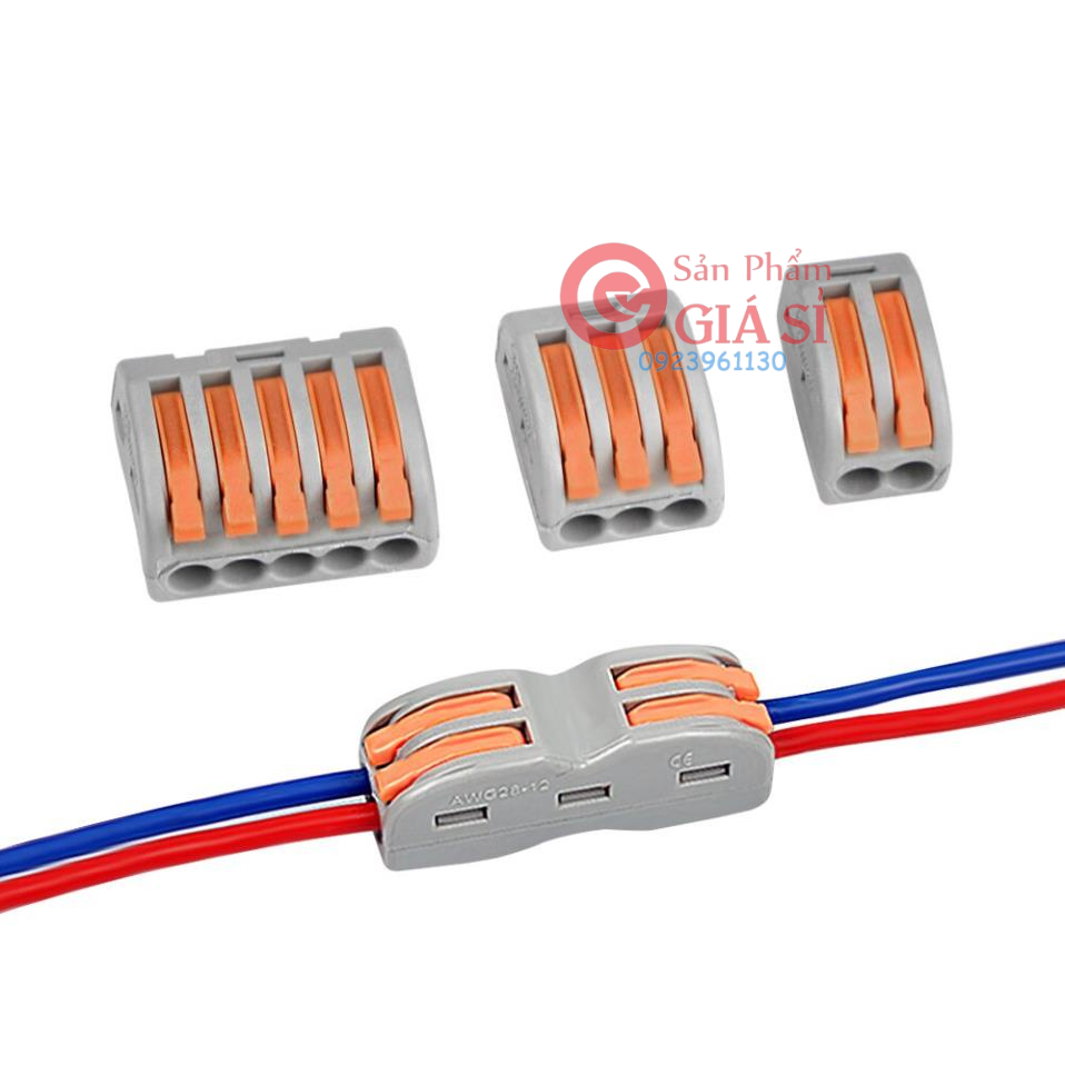 Cút nối dây điện nhanh PCT-213, chịu tải 32A Cút gộp dây điện 3, 4 , 5 sợi PCT-212 PCT-214 Chất lượng cao ❤️freeship❤️
