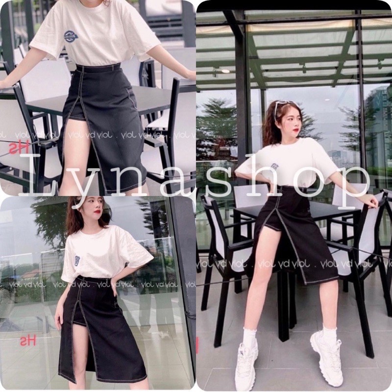 Chân váy🍉 chân váy xẻ tà 🍉FREESHIP🍉 Chân váy Skirt, ngắn cho các bạn nữ bánh bèo mix được nhiều kiểu áo cực kì dễ thương