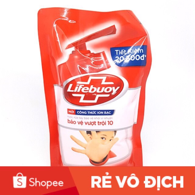 Nước rửa tay Lifebuoy túi 450gr