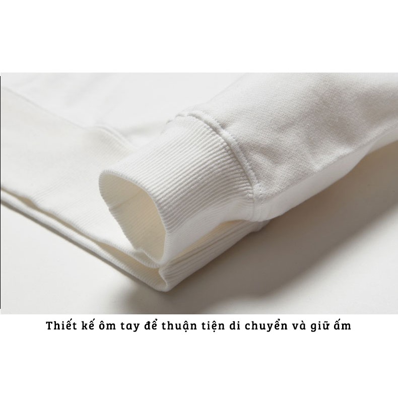 Áo Hoodie Nam Nữ Basic Cotton vải mềm bông dày tinh khiết xuất khẩu Nhật thương hiệu IMME | BigBuy360 - bigbuy360.vn