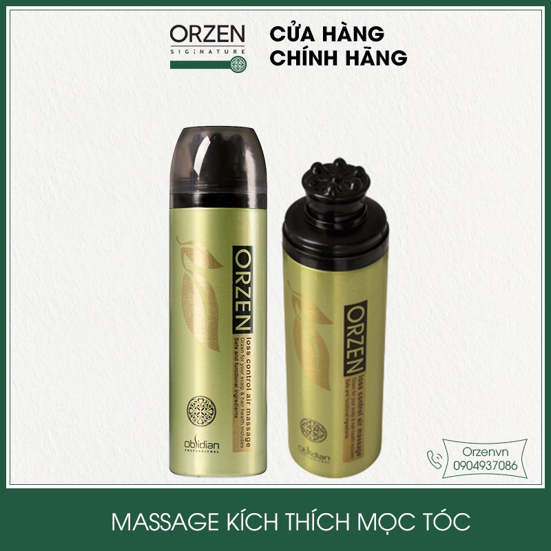 [ Tặng mã giảm 50% tối đa 20k ] Massage kích thích mọc tóc Orzen Hàn Quốc 180ml