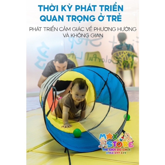 Ống chui vận đông 2 đầu cho bé