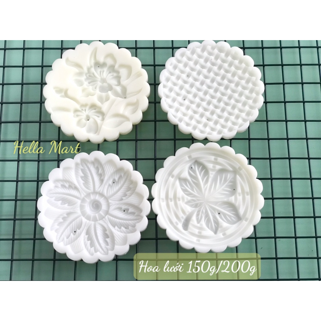 Khuôn trung thu Hoa Lưới 150/200g