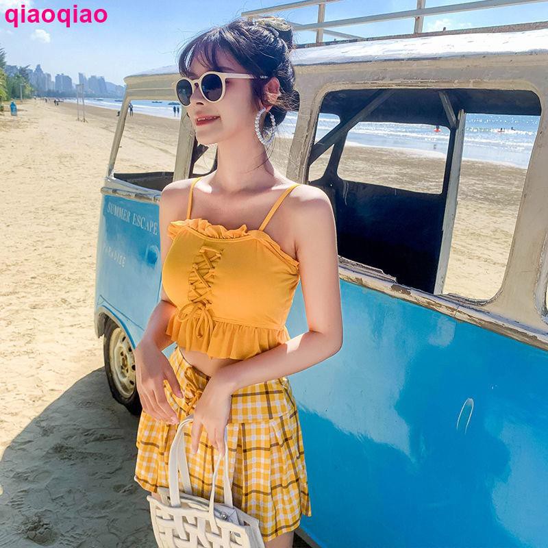 Bộ Đồ Bơi Ca Rô Thời Trang Hàn Cho Nữ | BigBuy360 - bigbuy360.vn