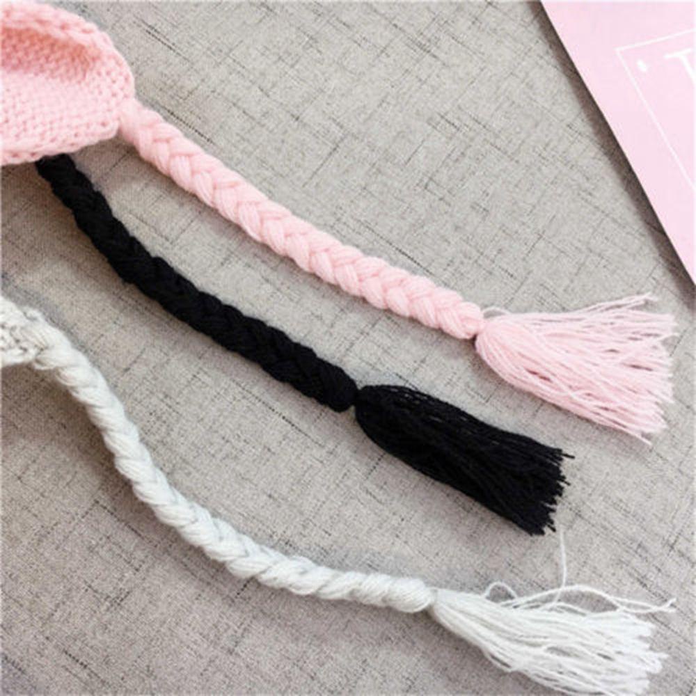 LEILY Mũ Len Đính Quả Bông Mới Cho Bé