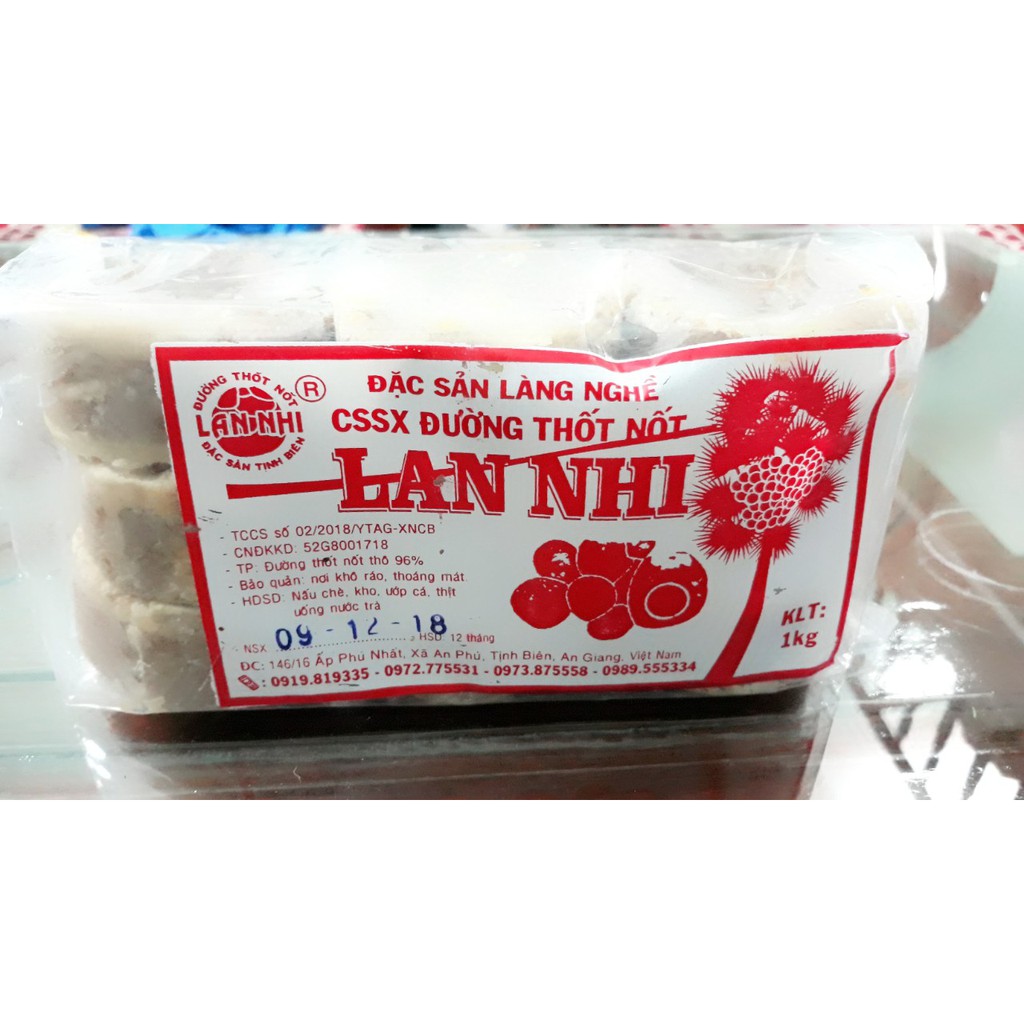 ĐƯỜNG THỐT NỐT LAN NHI 1KG