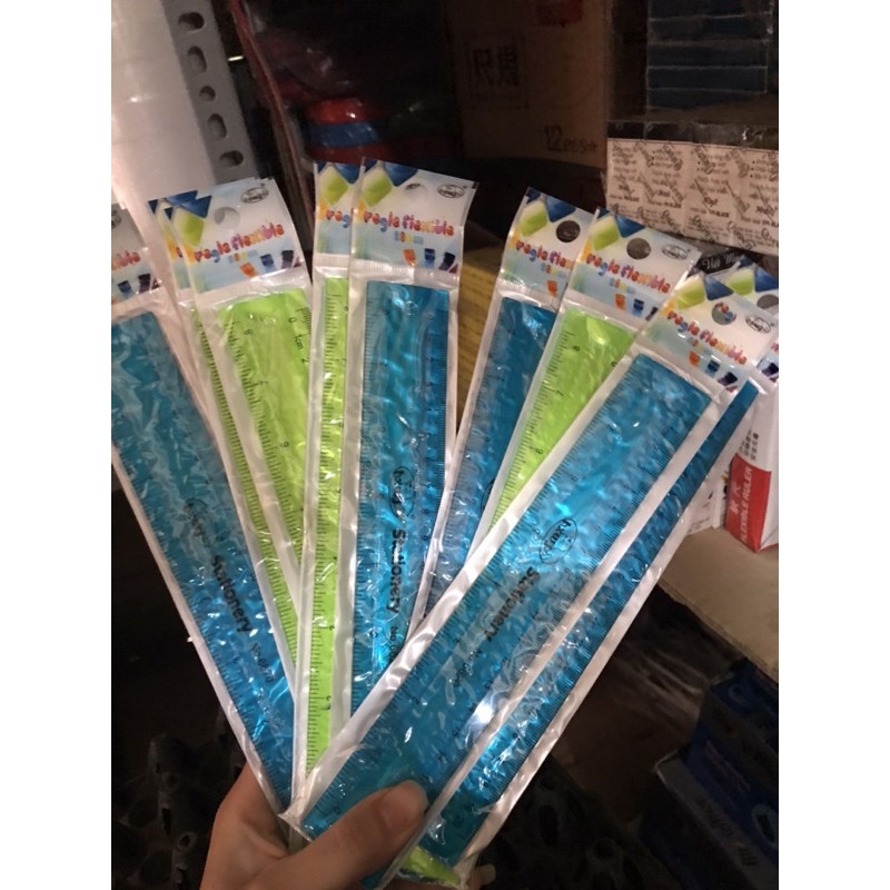 THƯỚC KẺ DẺO - CỨNG 20cm 30cm
