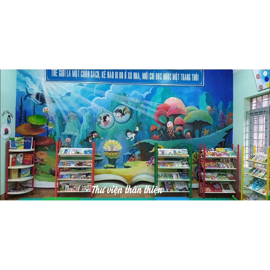 Kệ sách, kệ trưng bày sách,kệ thư viện,thư viện thân thiện,giá sách,kệ sắt, kệ sách 6 màu,giá sách,giá để sách