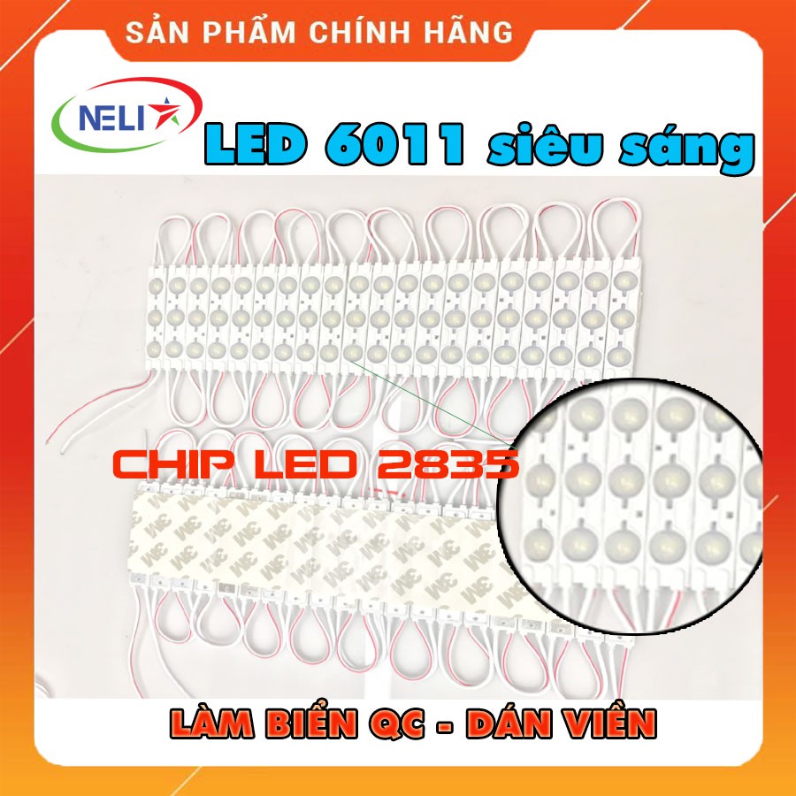 LED hắt công suất cao kích thước 6011 đơn sắc, siêu sáng. | BigBuy360 - bigbuy360.vn