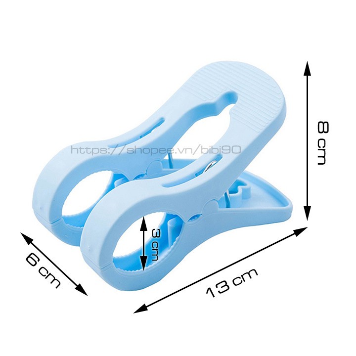 Kẹp nhựa phơi chăn màn quần áo đôi bản to