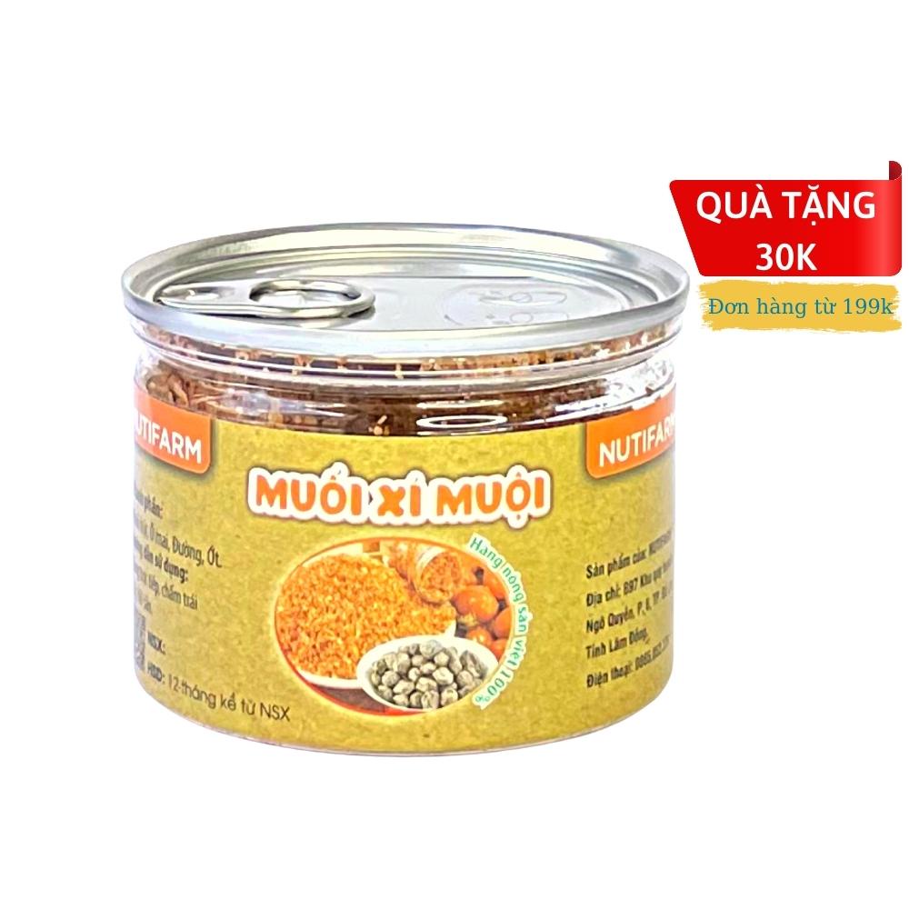 Muối ô mai xí muội 400gr NutiFarm đồ ăn vặt đà lạt vừa ngon vừa rẻ