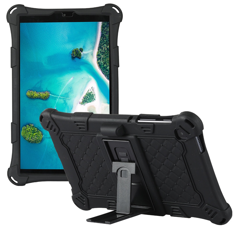 Ốp Máy Tính Bảng Silicon Chống Sốc Có Giá Đỡ Và Dây Đeo Cho Samsung Galaxy Tab A7 Lite T220