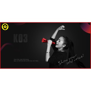 Mic Bluetooth kèm loa K-03