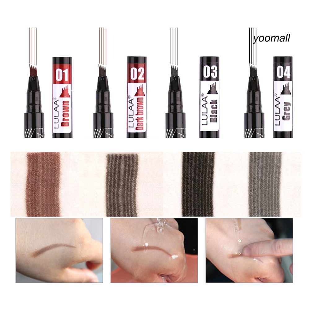 [Hàng mới về] Kẻ Chân Mày Lulaa Chống Thấm Nước Trang Điểm Tự Nhiên Lâu Trôi Chất Lượng Cao